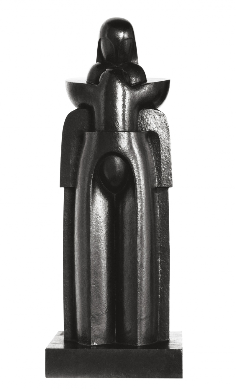 Jean Chauvin - Sculpteur - Maternité - Bronze - 1913